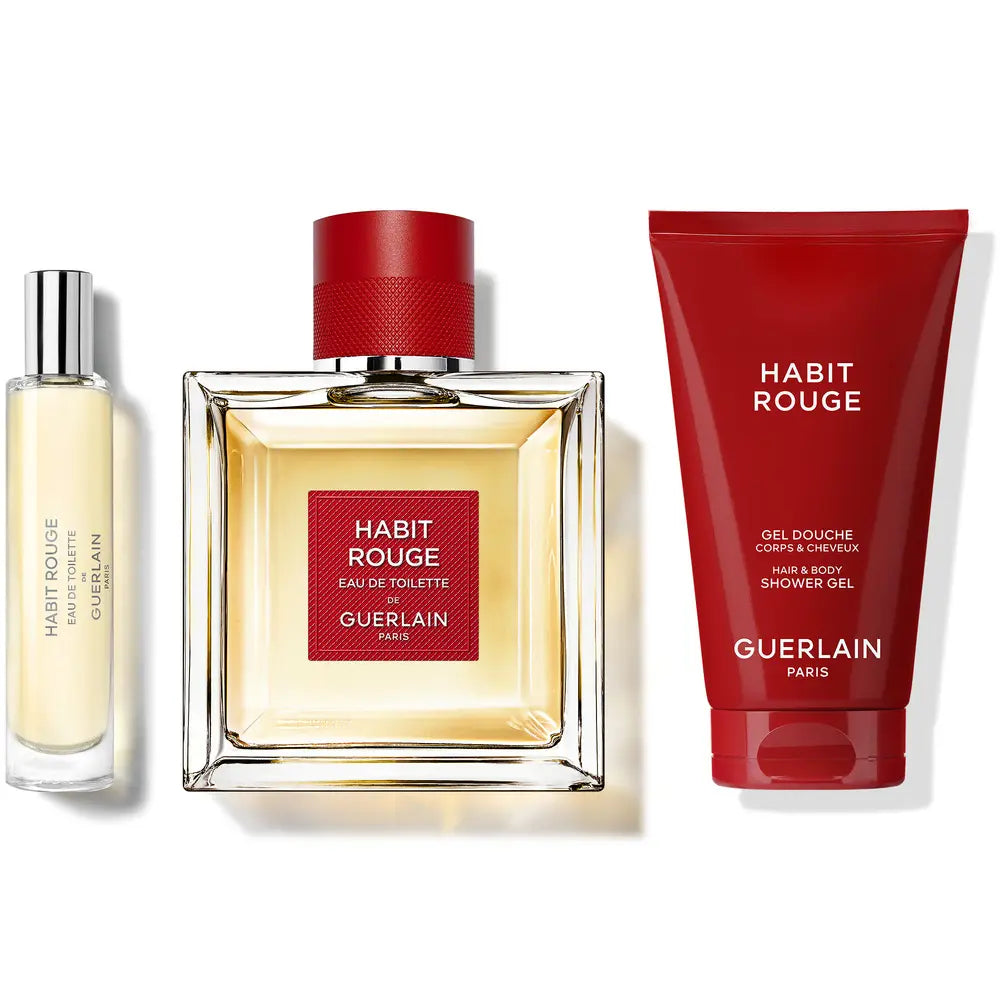 GUERLAIN-HABIT ROUGE EMBALAGEM 3 un.-DrShampoo - Perfumaria e Cosmética