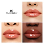 GUERLAIN-KISSKISS BEE GLOW OIL óleo labial colorido #319-PEACH 9,5 ml-DrShampoo - Perfumaria e Cosmética