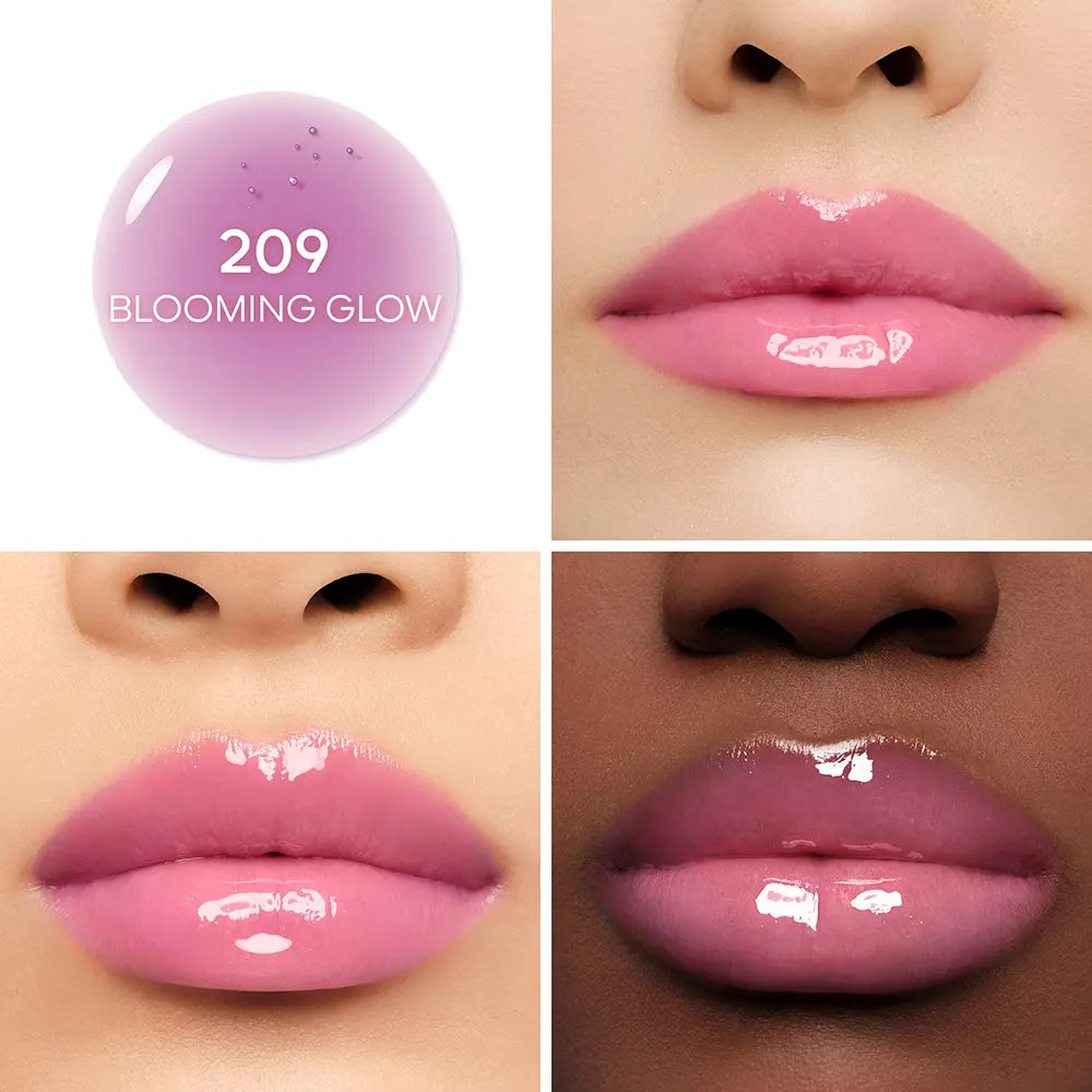 GUERLAIN-KISSKISS BEE GLOW OIL óleo labial tingido 209 Blooming 95 ml.-DrShampoo - Perfumaria e Cosmética