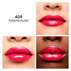 GUERLAIN-KISSKISS SHINE BLOOM bálsamo labial 409 Fuchsia Blush 28 g.-DrShampoo - Perfumaria e Cosmética