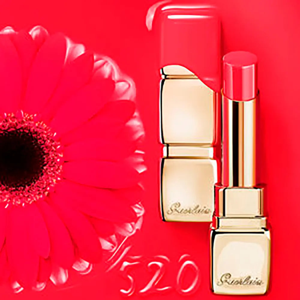 GUERLAIN-KISSKISS SHINE BLOOM bálsamo labial 520 Love Bloom 28 g.-DrShampoo - Perfumaria e Cosmética