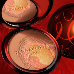 GUERLAIN-Pó Iluminador TERRACOTTA PEACOCK com Efeito Boa Cara.-DrShampoo - Perfumaria e Cosmética