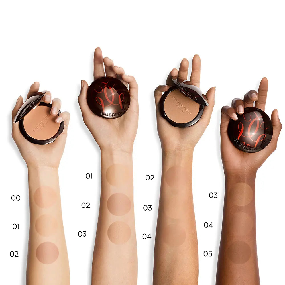 GUERLAIN-Pó bronzeador de terracota hidratante em tom suave 00.-DrShampoo - Perfumaria e Cosmética