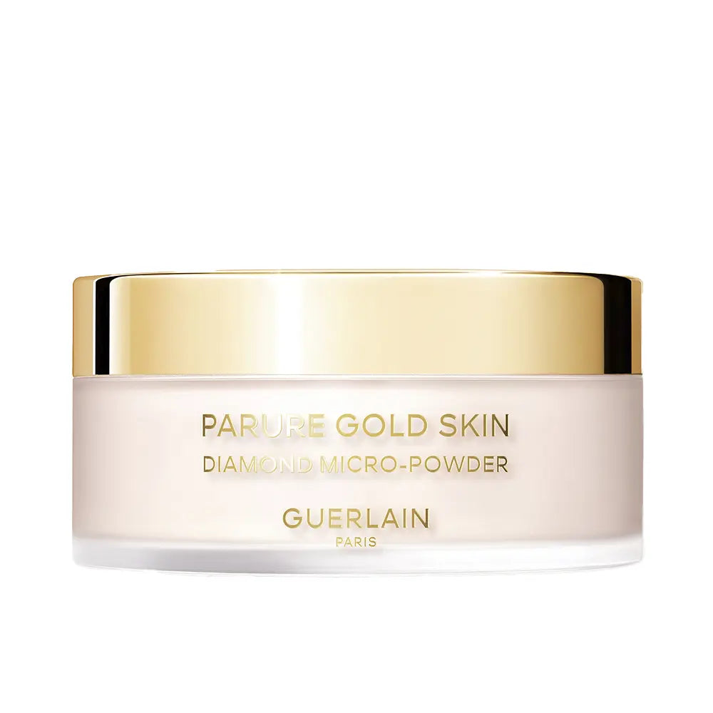 GUERLAIN-Pó solto Micro Perfeição Transparente e Luminoso PARURE GOLD SKIN 01 Translúcido 35 gr.-DrShampoo - Perfumaria e Cosmética