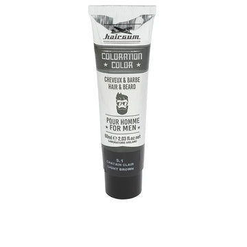 HAIRGUM-COLORATION tinta para barba e cabelo 51 Castanho Claro 60 gr.-DrShampoo - Perfumaria e Cosmética Imagem principal do produto