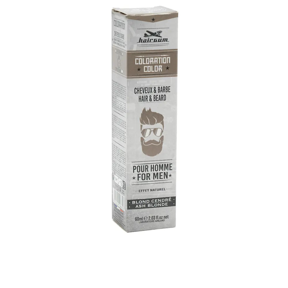 HAIRGUM-COLORATION tinta para barba e cabelo 61 Ash Blonde 60 gr.-DrShampoo - Perfumaria e Cosmética