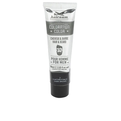 HAIRGUM-COLORATION tintura para barba e cabelo 3 Castanho Escuro 60 gr.-DrShampoo - Perfumaria e Cosmética