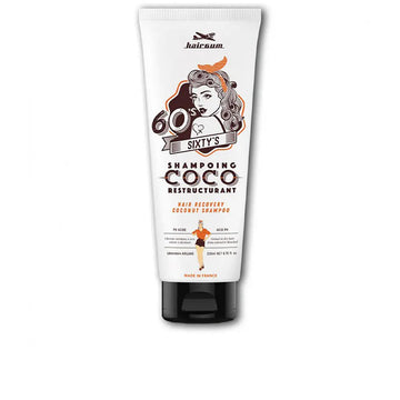 HAIRGUM-Champô de coco de recuperação SIXTY'S 200 ml-DrShampoo - Perfumaria e Cosmética Imagem principal do produto