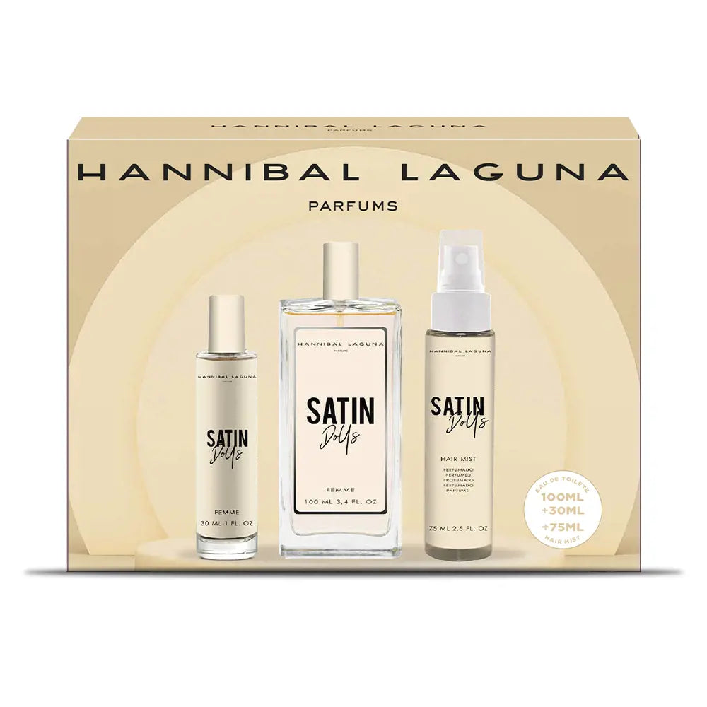 HANNIBAL LAGUNA-BONECAS DE CETIM LOTE 3 unidades-DrShampoo - Perfumaria e Cosmética