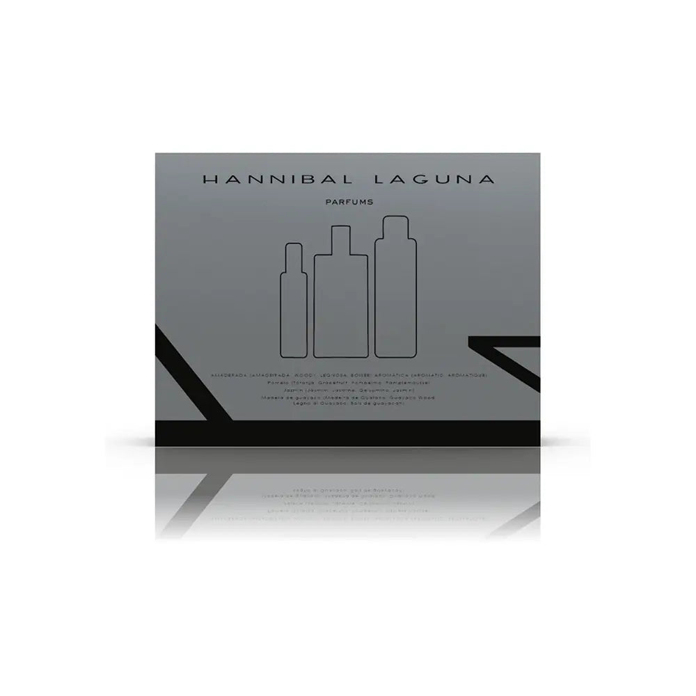 HANNIBAL LAGUNA-CASE HIT HOMME 3 pcs-DrShampoo - Perfumaria e Cosmética
