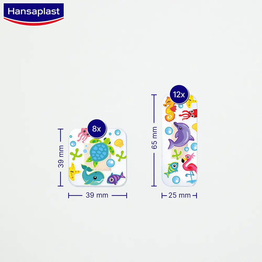 HANSAPLAST-Curativos HP AQUAPROTECT KIDS 20 un.-DrShampoo - Perfumaria e Cosmética