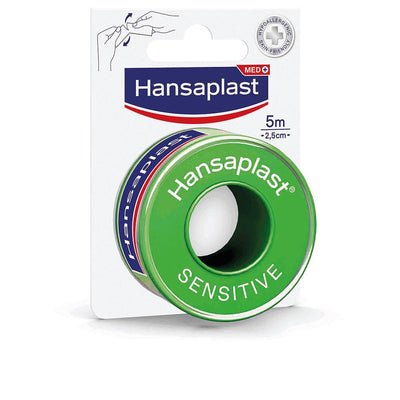 HANSAPLAST-HP ESPARADRAPO SENSITIVE 5 m x 2,5 cm 1 u-DrShampoo - Perfumaria e Cosmética