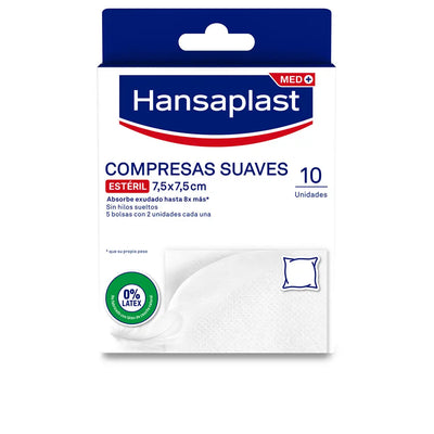 HANSAPLAST-HP gaze macia 10 x 10 cm 10 unidades.-DrShampoo - Perfumaria e Cosmética