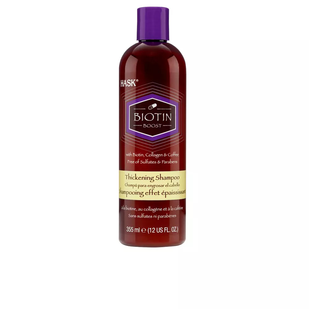 HASK-BIOTIN BOOST shampoo espessante 355 ml-DrShampoo - Perfumaria e Cosmética