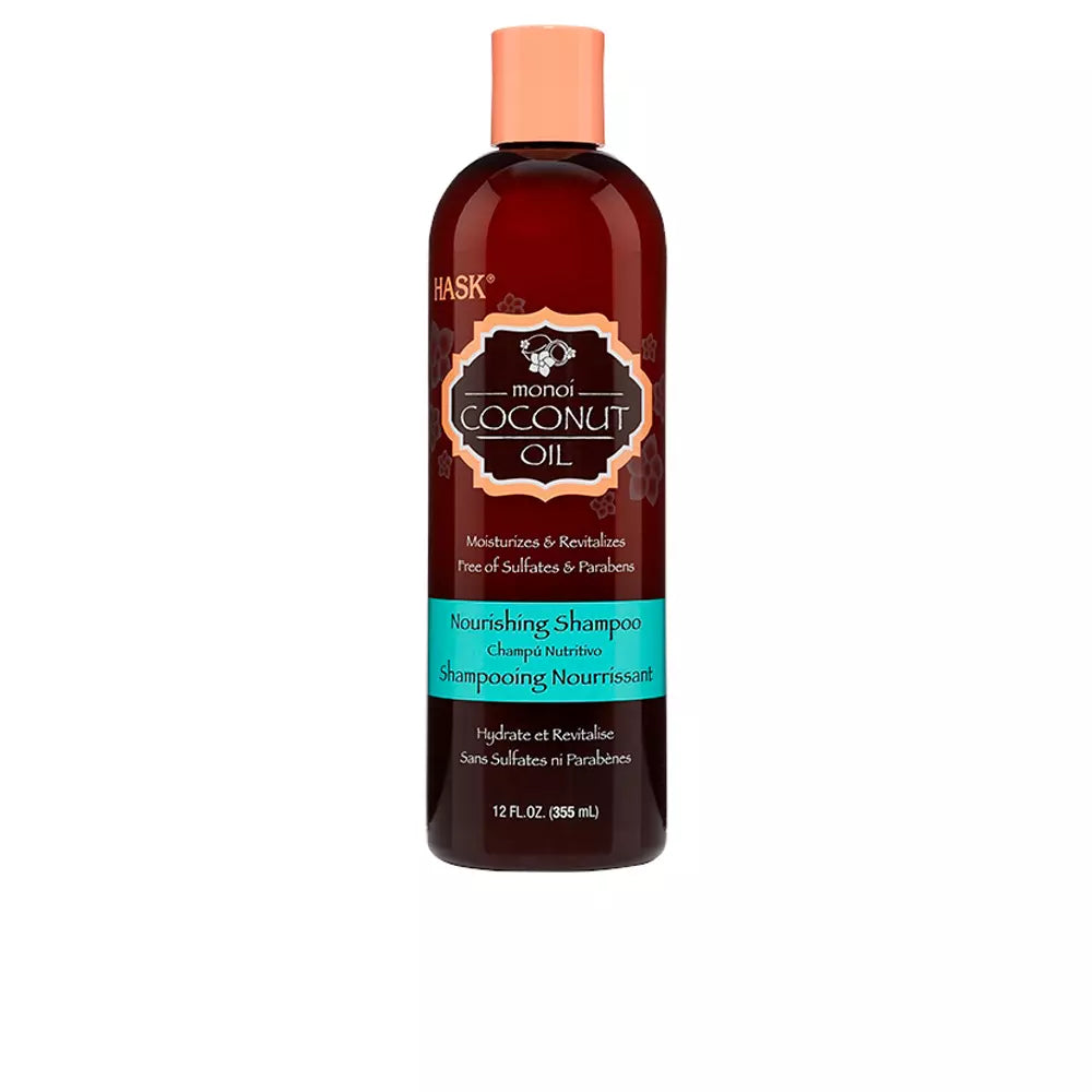HASK-MONOI COCONUT OIL shampoo nutritivo 355 ml-DrShampoo - Perfumaria e Cosmética
