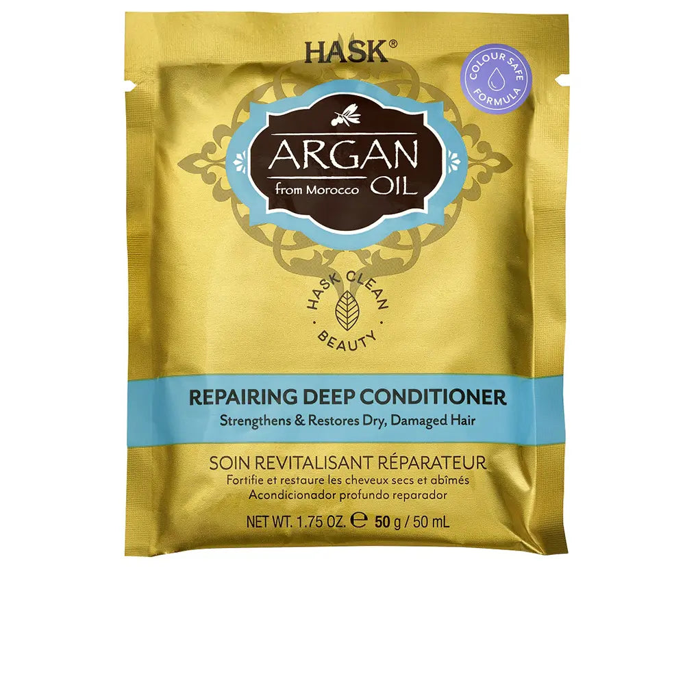 HASK-Máscara reparadora de ÓLEO DE ARGAN 50 gr-DrShampoo - Perfumaria e Cosmética