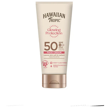 HAWAIIAN TROPIC-Creme facial GLOWING PROTECTION FPS 50 50 ml-DrShampoo - Perfumaria e Cosmética Imagen principal del producto