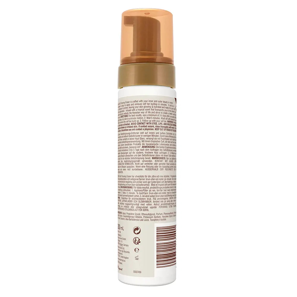 HAWAIIAN TROPIC-ERASER PARA AUTO-BRONZEADOR espuma 200 ml-DrShampoo - Perfumaria e Cosmética