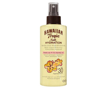 HAWAIIAN TROPIC-MISTURA SECALHA DE ÓLEO HIDRATANTE SILK SPF30 150 ML-DrShampoo - Perfumaria e Cosmética Main image