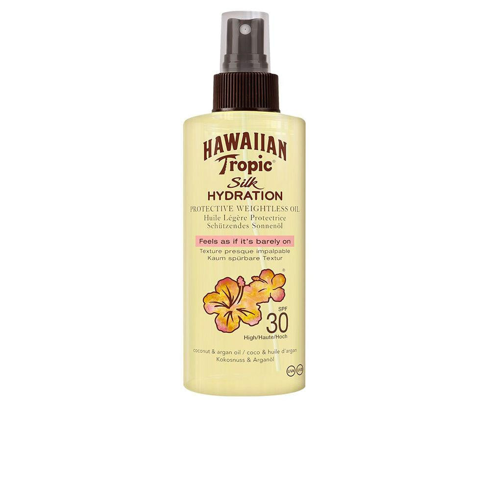 HAWAIIAN TROPIC-SILK HYDRATION dry oil SPF30 mist 150 ml-DrShampoo - Perfumaria e Cosmética