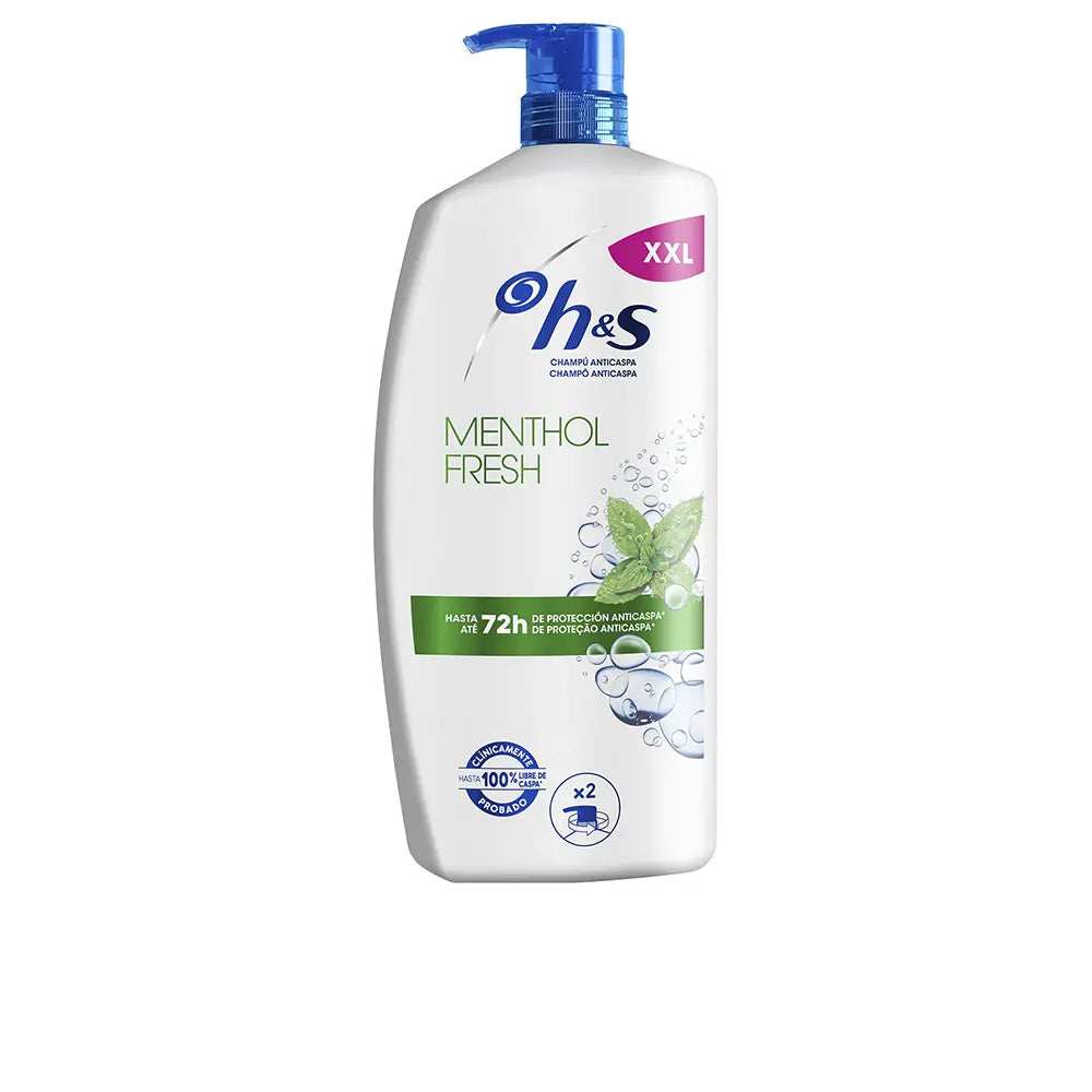 HEAD & SHOULDERS-HS MENTHOL FRESH shampoo anticaspa dispenser 1000 ml.-DrShampoo - Perfumaria e Cosmética