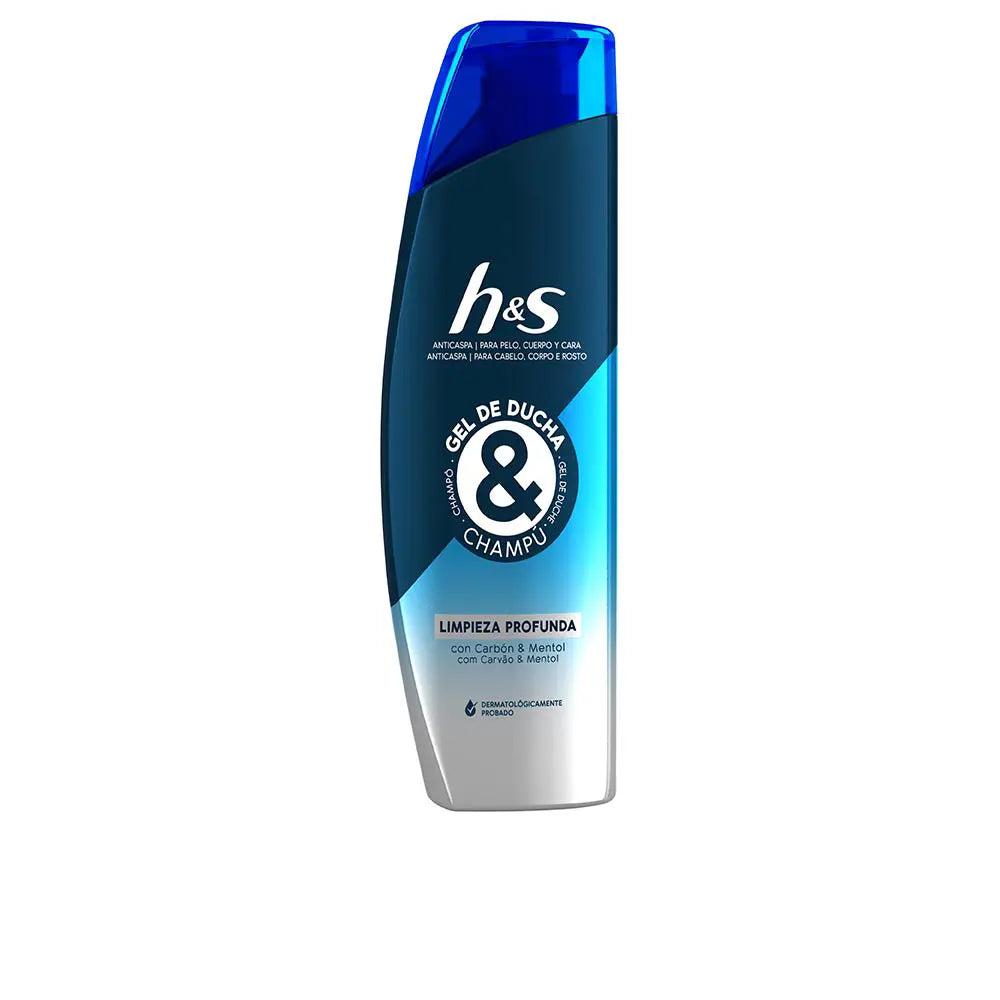 HEAD & SHOULDERS-H&S gel de banho & SHAMPOO limpeza profunda 300 ml-DrShampoo - Perfumaria e Cosmética