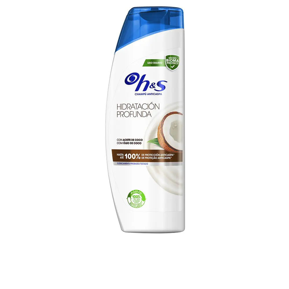 HEAD & SHOULDERS-Xampu de hidratação profunda de coco HS 400 ml.-DrShampoo - Perfumaria e Cosmética