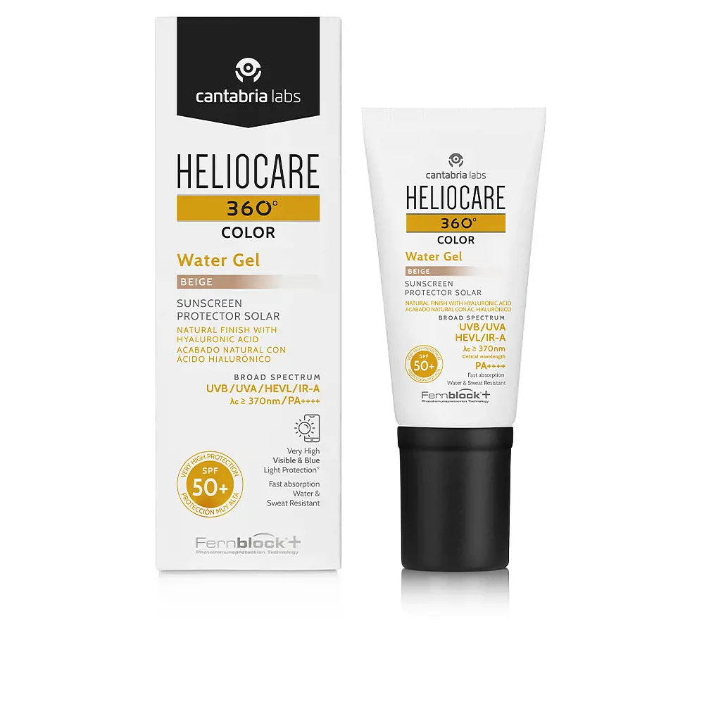 HELIOCARE-360 COLOR water gel SPF50 bege 50 ml-DrShampoo - Perfumaria e Cosmética
