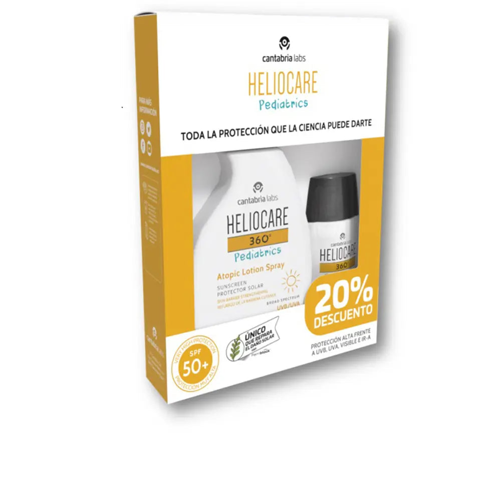 HELIOCARE-360 PROTETOR SOLAR PEDIÁTRICO GUN LOTE 2 pcs.-DrShampoo - Perfumaria e Cosmética