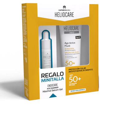HELIOCARE-HELIOCARE 360° PROTETOR SOLAR ANTI-ENVELHECIMENTO FPS50 CONJUNTO DE 2 PEÇAS-DrShampoo - Perfumaria e Cosmética