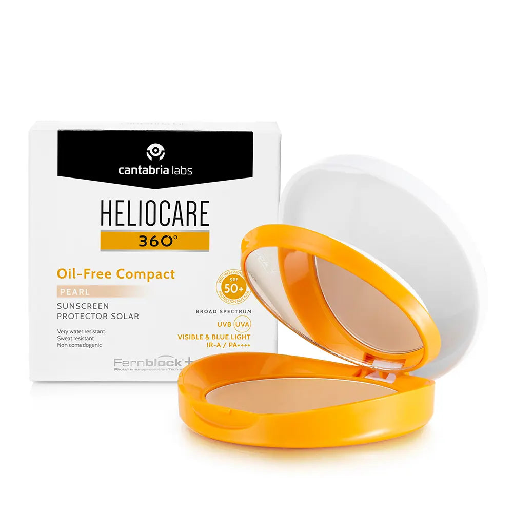 HELIOCARE-HELIOCARE 360º sem óleo compacto colorido FPS50 Pérola 10g.-DrShampoo - Perfumaria e Cosmética