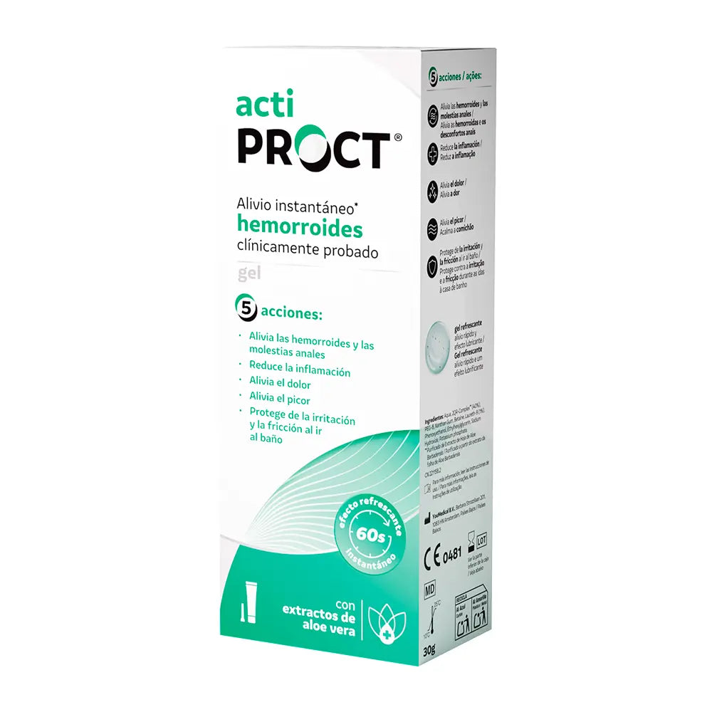 HEMOCLIN-Gel para hemorróidas ACTI PROCT 30 g.-DrShampoo - Perfumaria e Cosmética