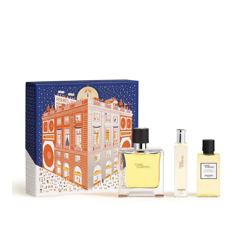 HERMÈS-Caixa de 3 peças TERRE D'HERMÈS-DrShampoo - Perfumaria e Cosmética