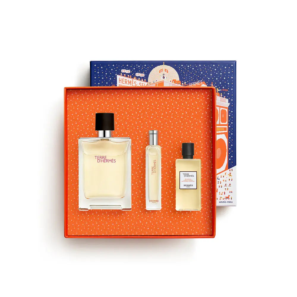 HERMÈS-Estojo de 3 peças TERRE D'HERMÈS-DrShampoo - Perfumaria e Cosmética