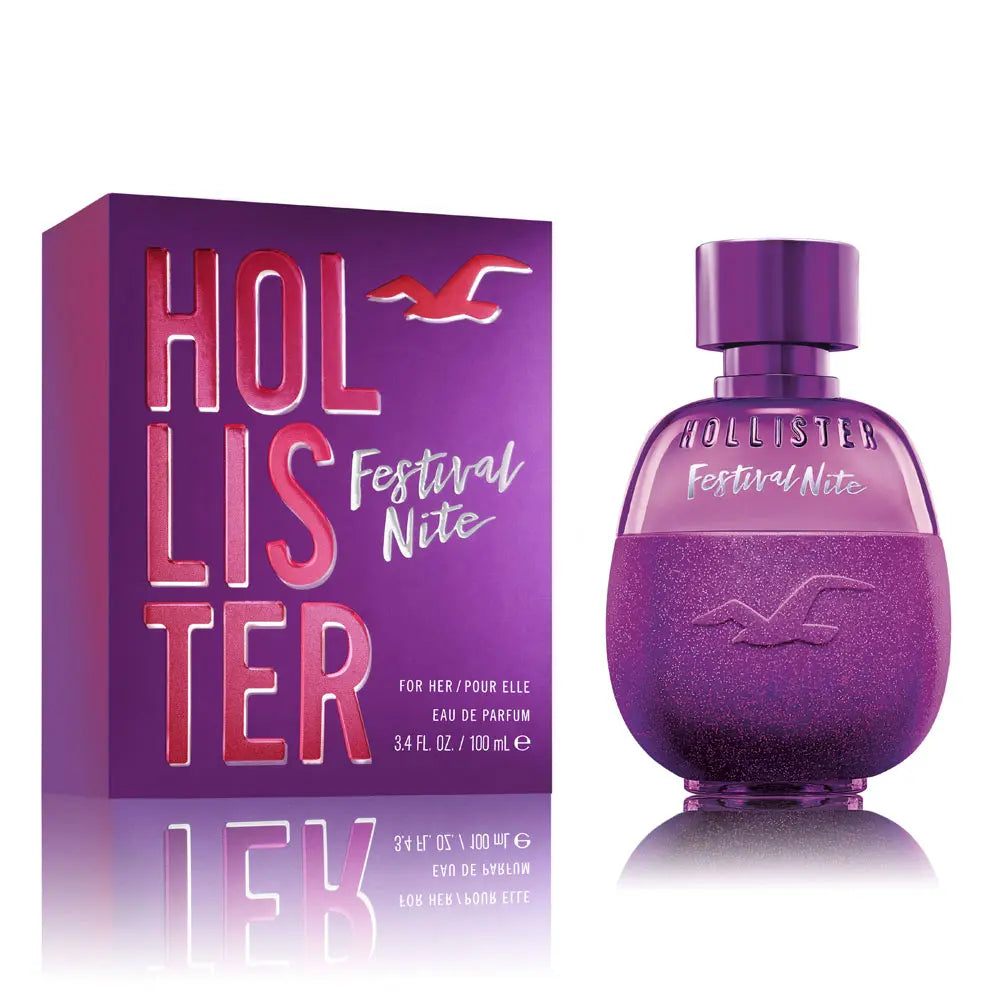 HOLLISTER-FESTIVAL NITE FOR HER edp spray 100 ml-DrShampoo - Perfumaria e Cosmética