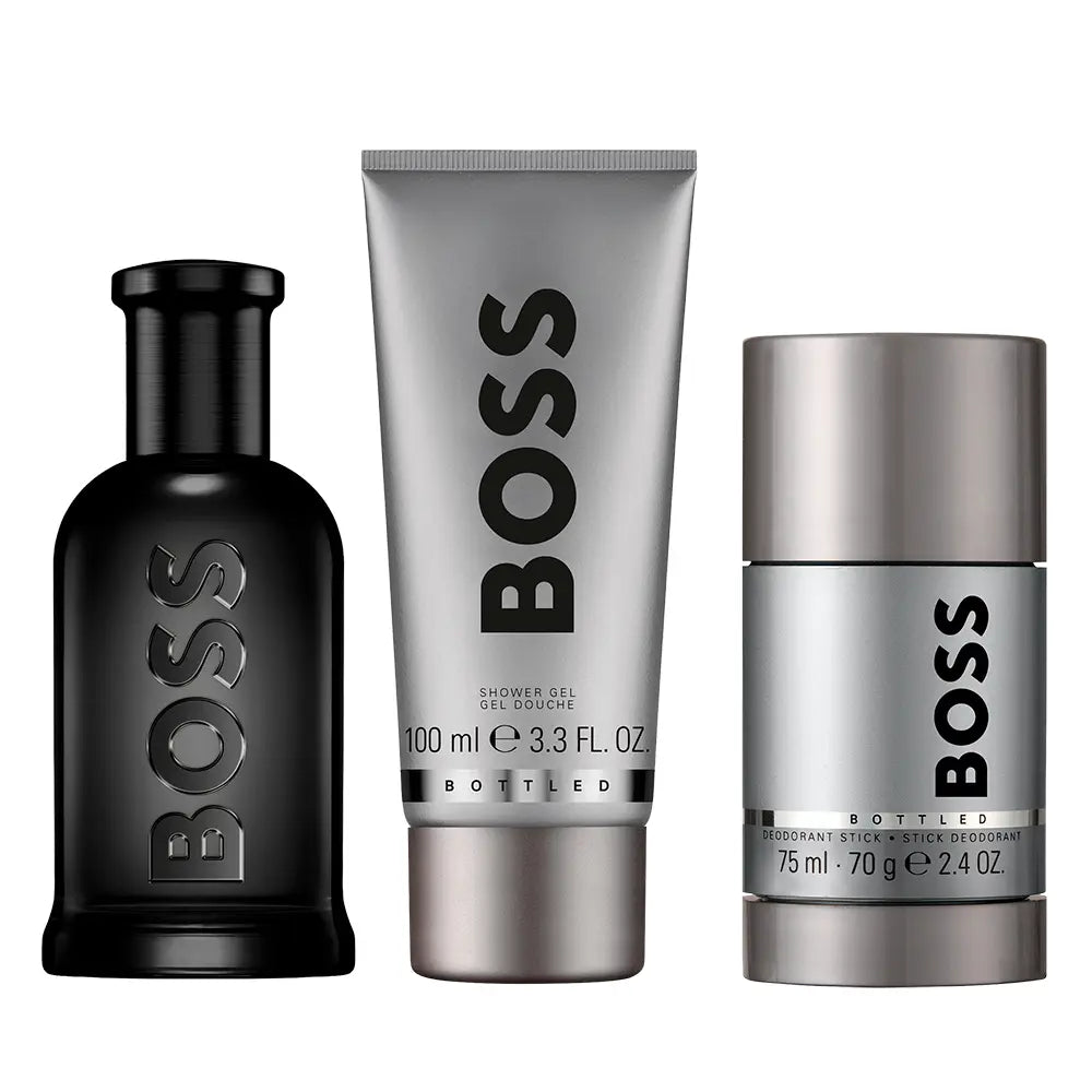 HUGO BOSS-BOSS-BOSS BOTTLED PARFUM ESTOJO 3 pcs.-DrShampoo - Perfumaria e Cosmética