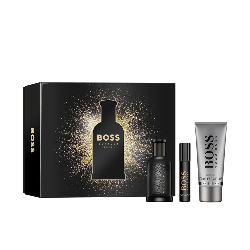 HUGO BOSS-BOSS-BOSS BOTTLED PARFUM LOTE 3 pç.-DrShampoo - Perfumaria e Cosmética