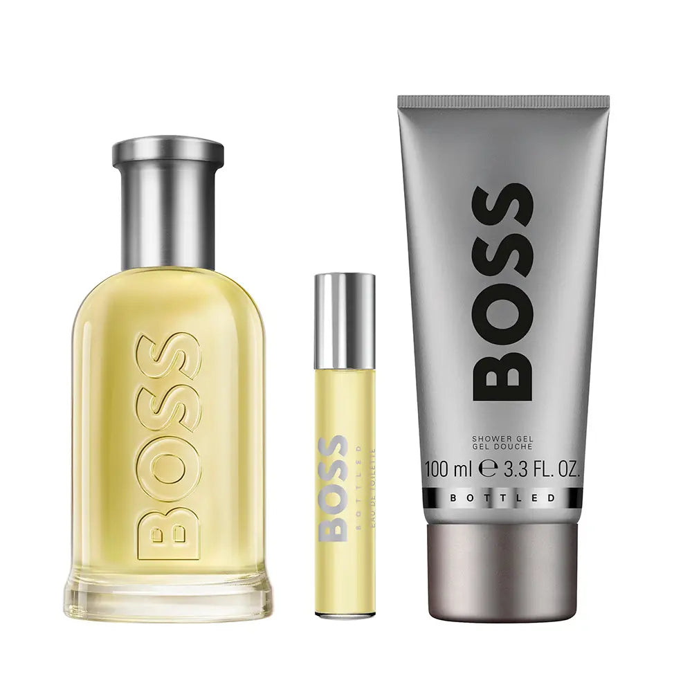 HUGO BOSS-BOSS-Estojo BOSS BOTTLED 3 peças-DrShampoo - Perfumaria e Cosmética