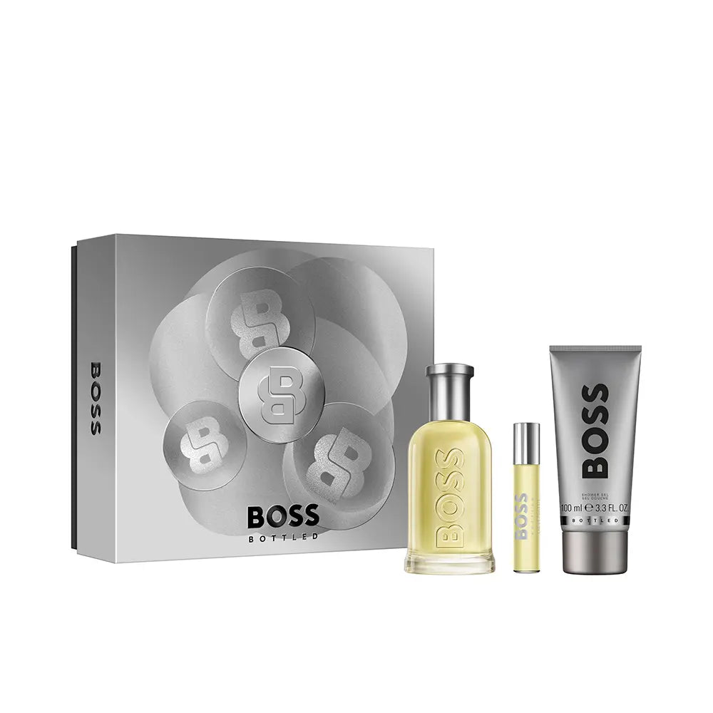 HUGO BOSS-BOSS-Estojo BOSS BOTTLED 3 peças-DrShampoo - Perfumaria e Cosmética