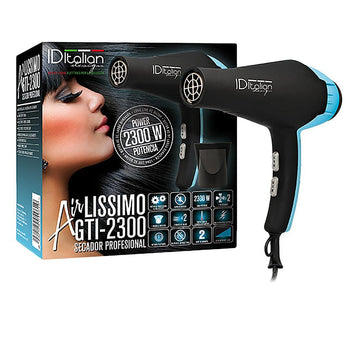 ID ITALIAN-AIRLISSIMO GTI 2300 secador de cabelo azul-DrShampoo - Perfumaria e Cosmética Imagem principal do produto
