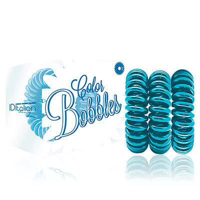 ID ITALIAN-scrunchie turquesa CHIC 3 unid.-DrShampoo - Perfumaria e Cosmética