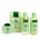IDC INSTITUTE-ALOE VERA ESTUCHE 4 pz-DrShampoo - Perfumaria e Cosmética