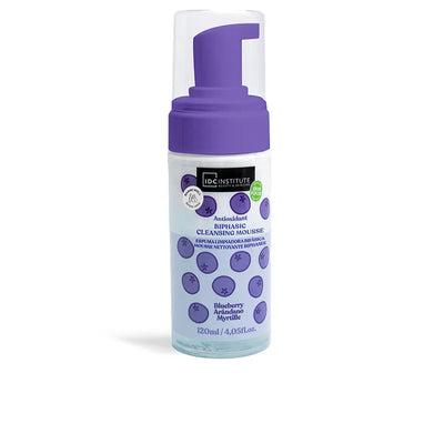 IDC INSTITUTE-ANTIOXIDANT espuma limpiadora arándano 120 ml-DrShampoo - Perfumaria e Cosmética