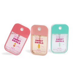 IDC INSTITUTE-CONJUNTO DE 3 PEÇAS SWEET SWIRLS-DrShampoo - Perfumaria e Cosmética