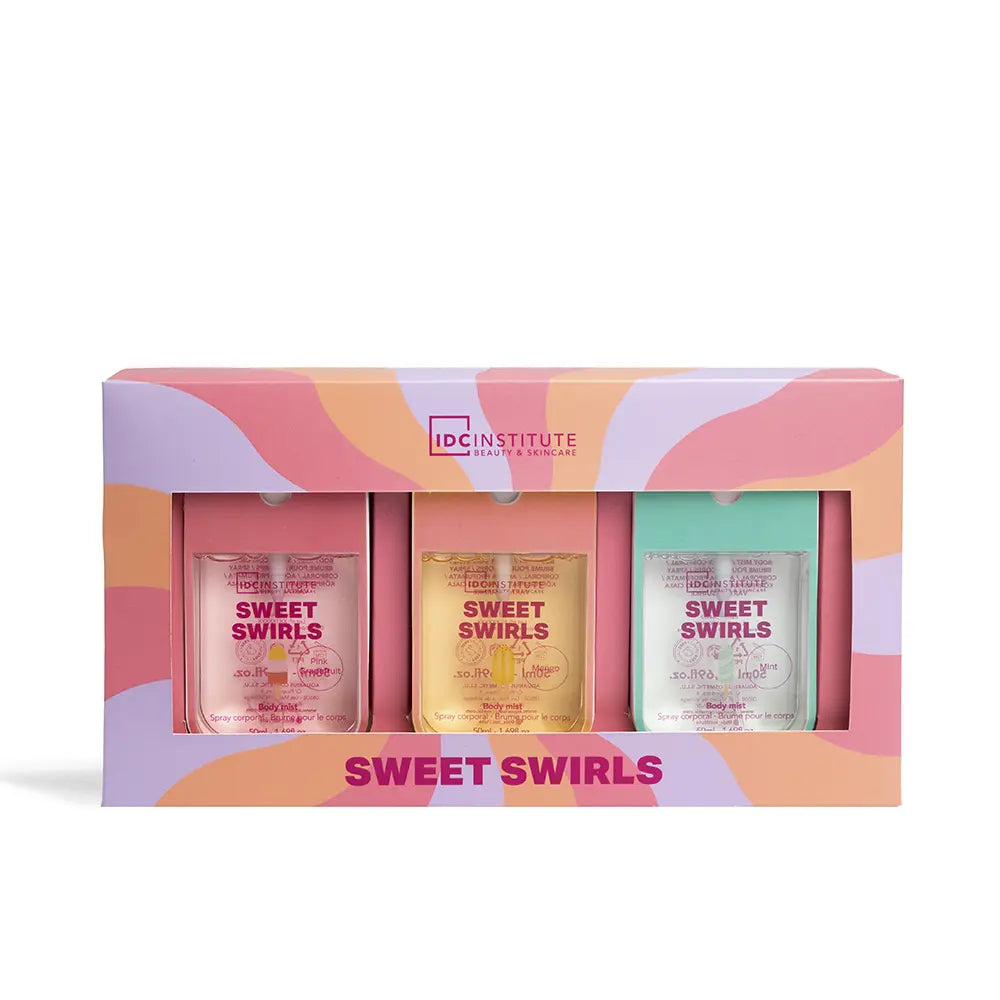 IDC INSTITUTE-CONJUNTO DE 3 PEÇAS SWEET SWIRLS-DrShampoo - Perfumaria e Cosmética