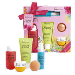 IDC INSTITUTE-CONJUNTO RADIANT SKIN COM 5 PEÇAS.-DrShampoo - Perfumaria e Cosmética