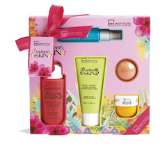 IDC INSTITUTE-CONJUNTO RADIANT SKIN COM 5 PEÇAS.-DrShampoo - Perfumaria e Cosmética