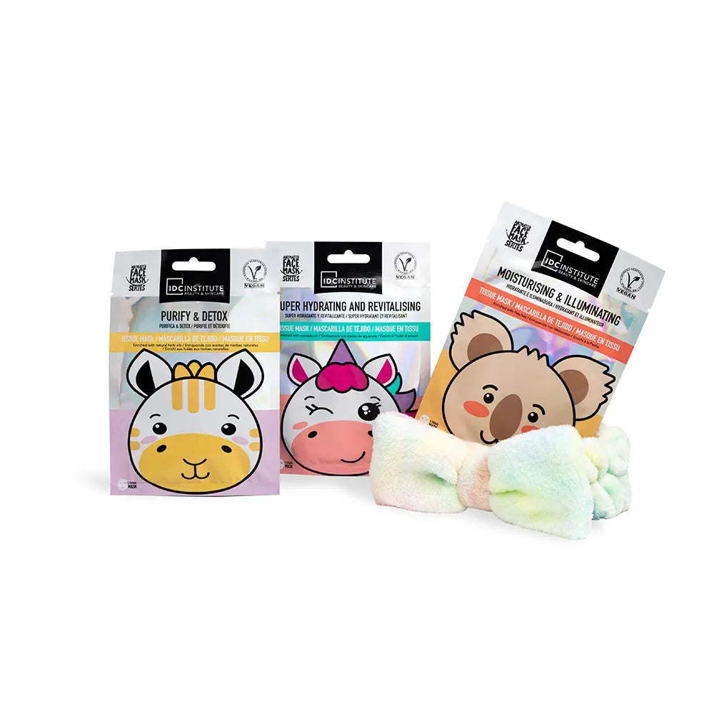 IDC INSTITUTE-CUTE ANIMALS CAPA FINAL 4 pcs.-DrShampoo - Perfumaria e Cosmética