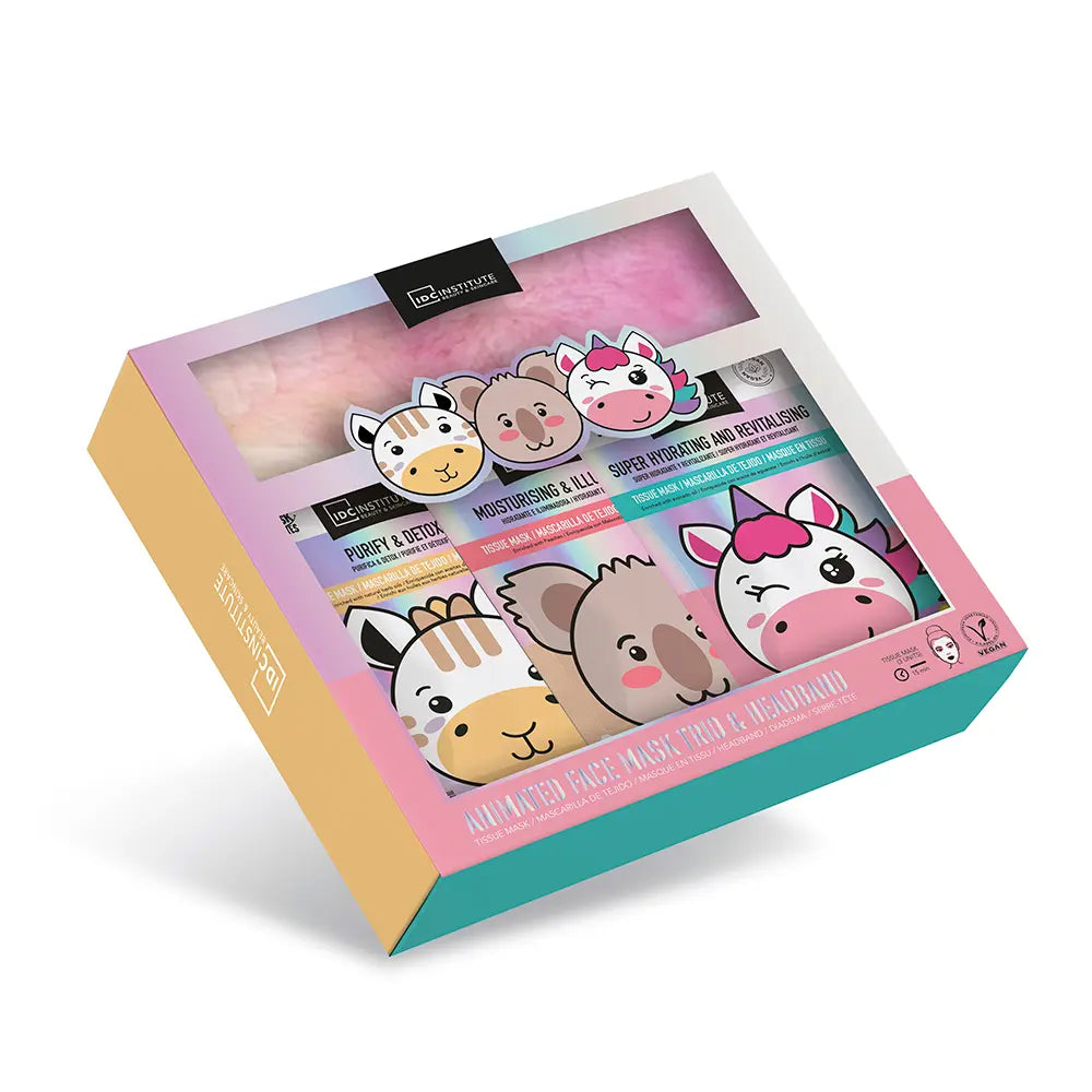 IDC INSTITUTE-CUTE ANIMALS CAPA FINAL 4 pcs.-DrShampoo - Perfumaria e Cosmética