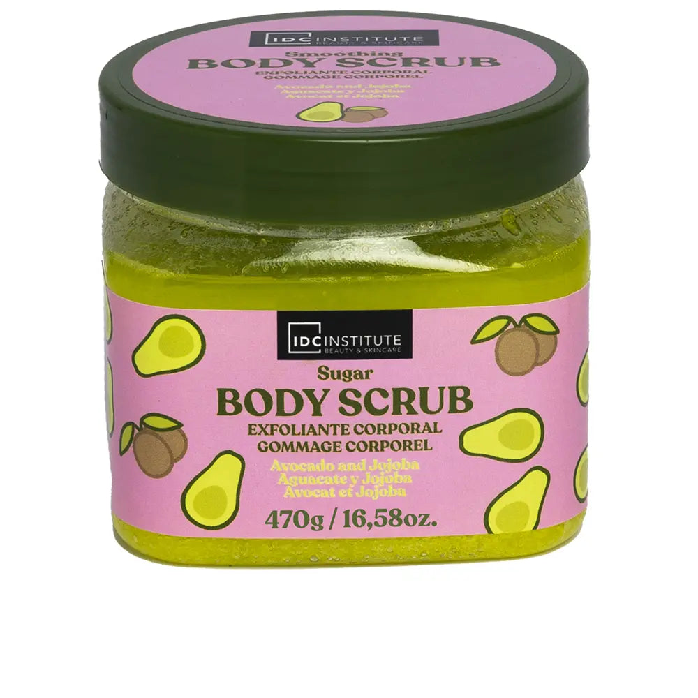 IDC INSTITUTE-ESFOLIANTE CORPORAL esfoliante corporal de abacate 470 g-DrShampoo - Perfumaria e Cosmética